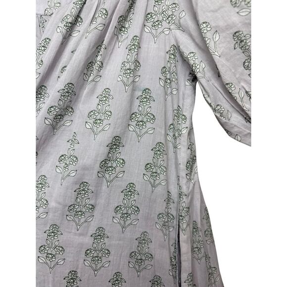 Olivia James Anna Puff Sleeve Lilac Floral Mini Dress Sz. XS - Picture 5 of 5